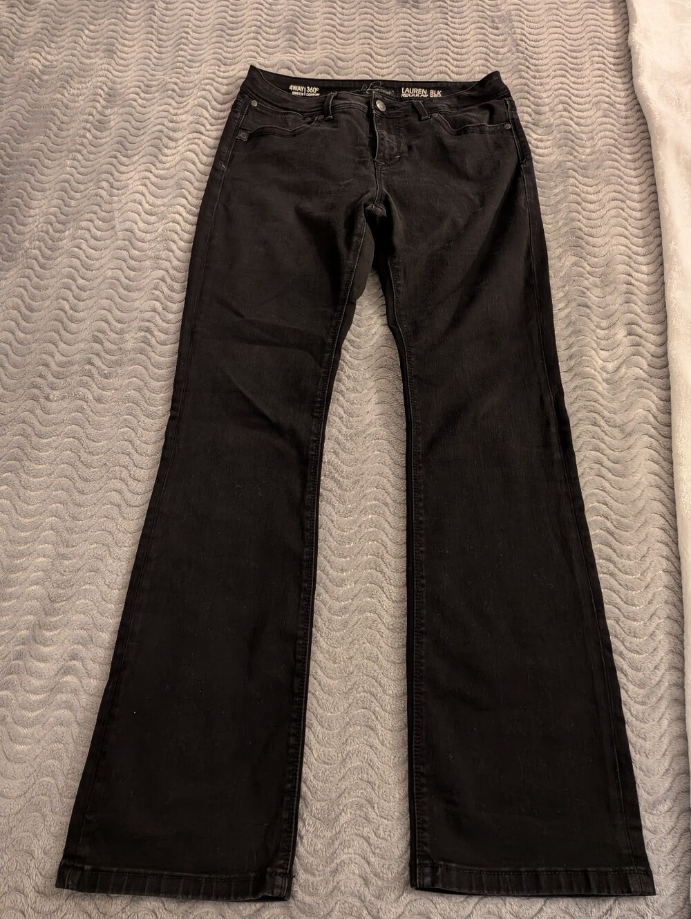 Lola Jeans Lauren Black 4-Way Stretch Bootcut Jeans